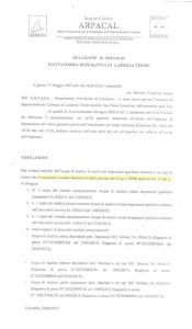 Controllo dell'ARPACAL alla DECA, 13/05/2015