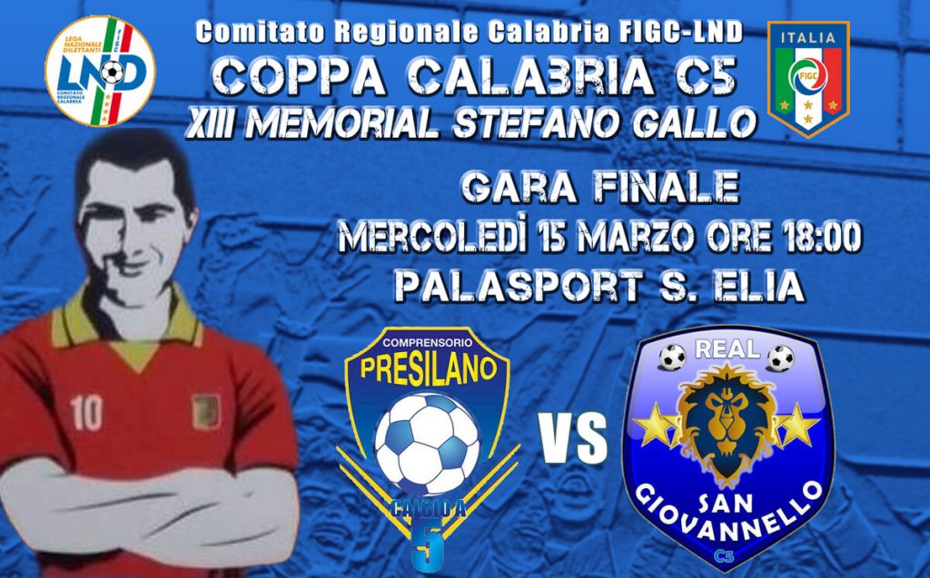 Coppa Calabria di Calcio a 5 “Memorial Stefano Gallo”