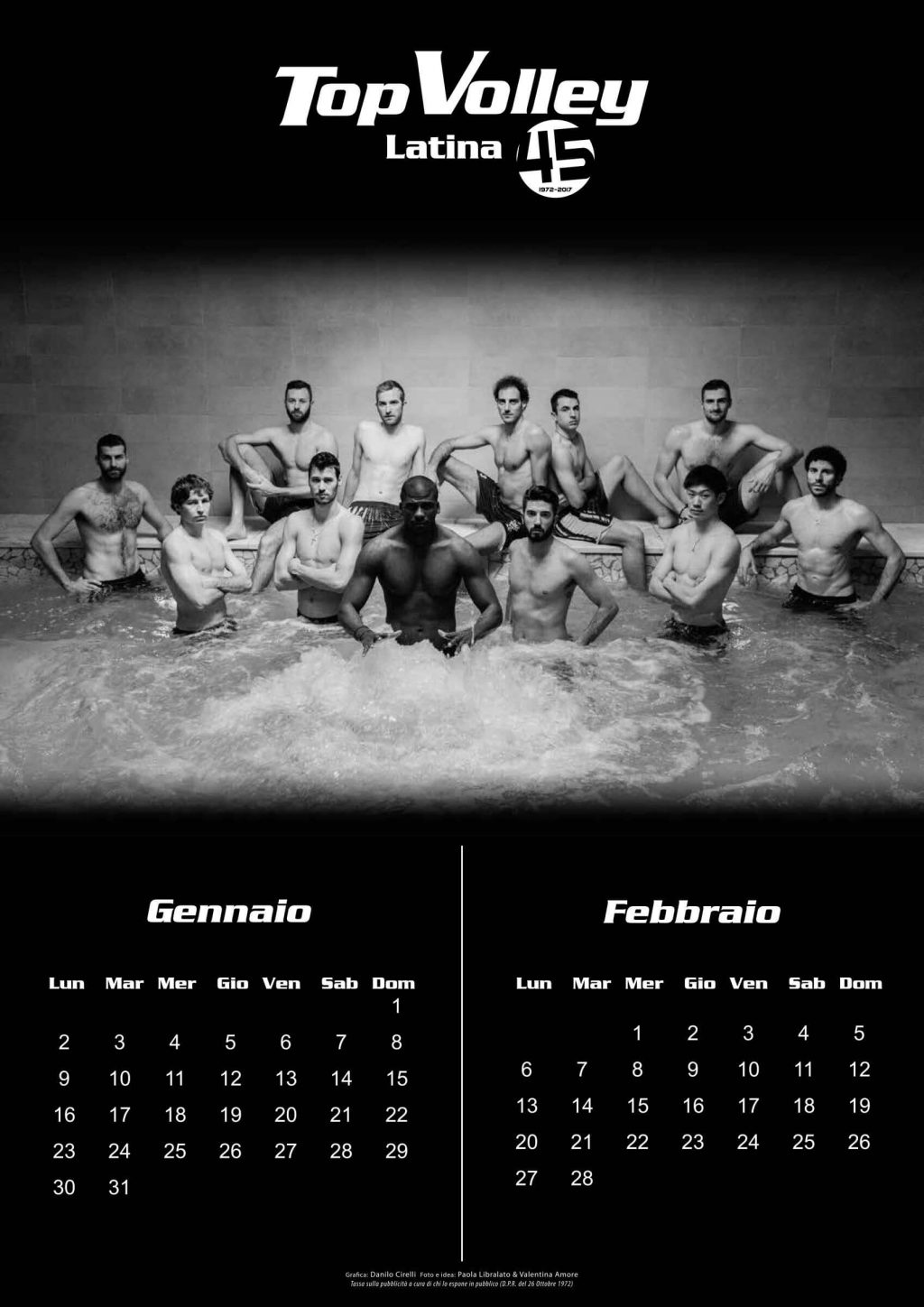 Calendario 2017 della Top Volley Latina