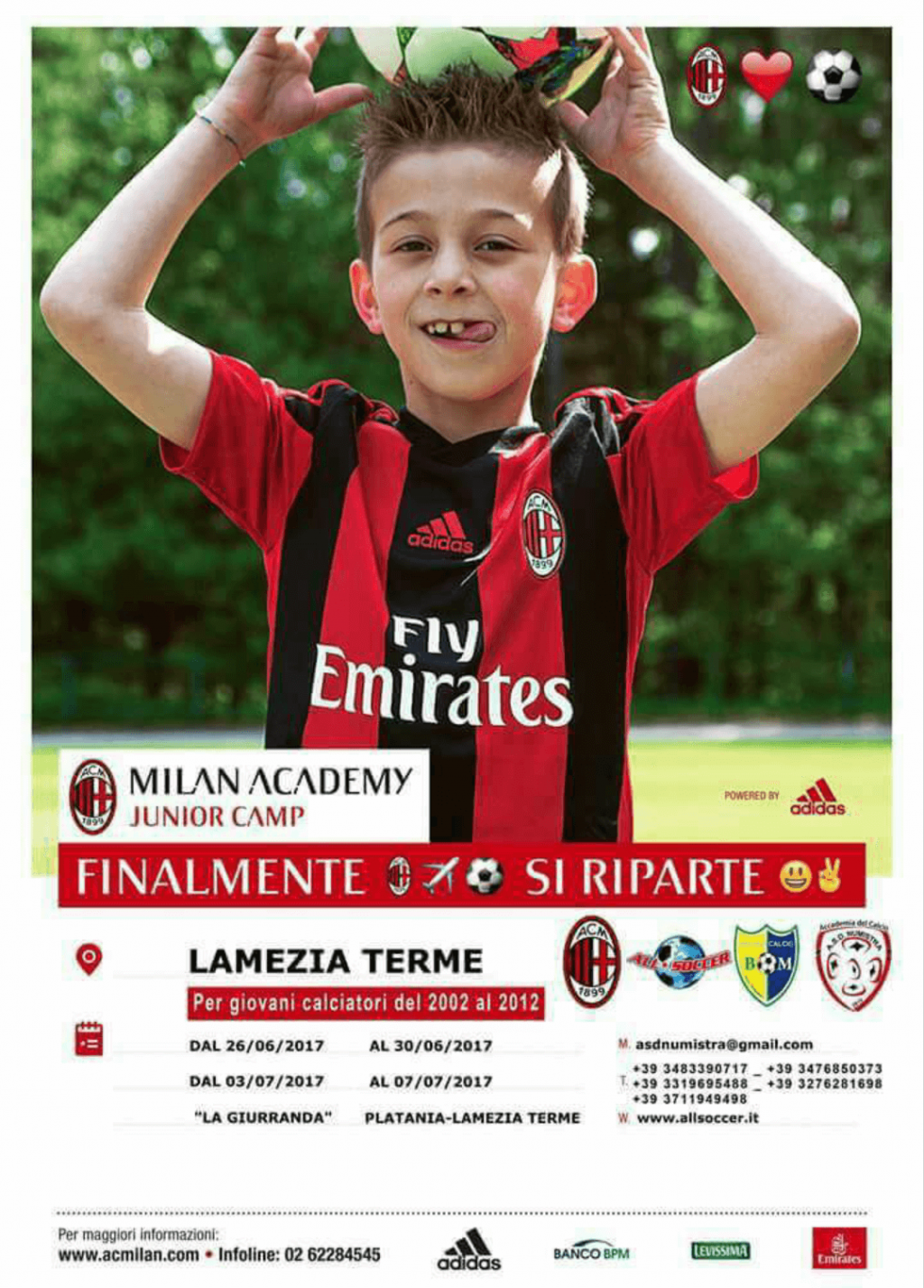 Milan Academy Junior Camp - LameziaTermeit