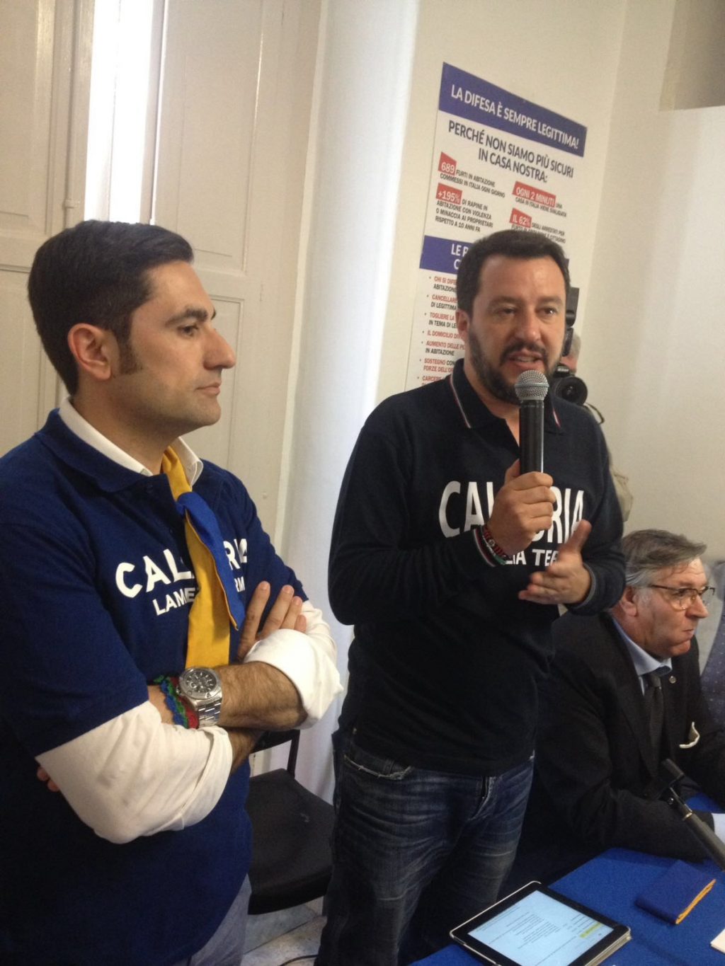 Domenico Furgiuele e Matteo Salvini