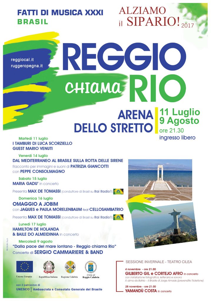 Reggio chiama Rio – Fatti di Musica Brasil