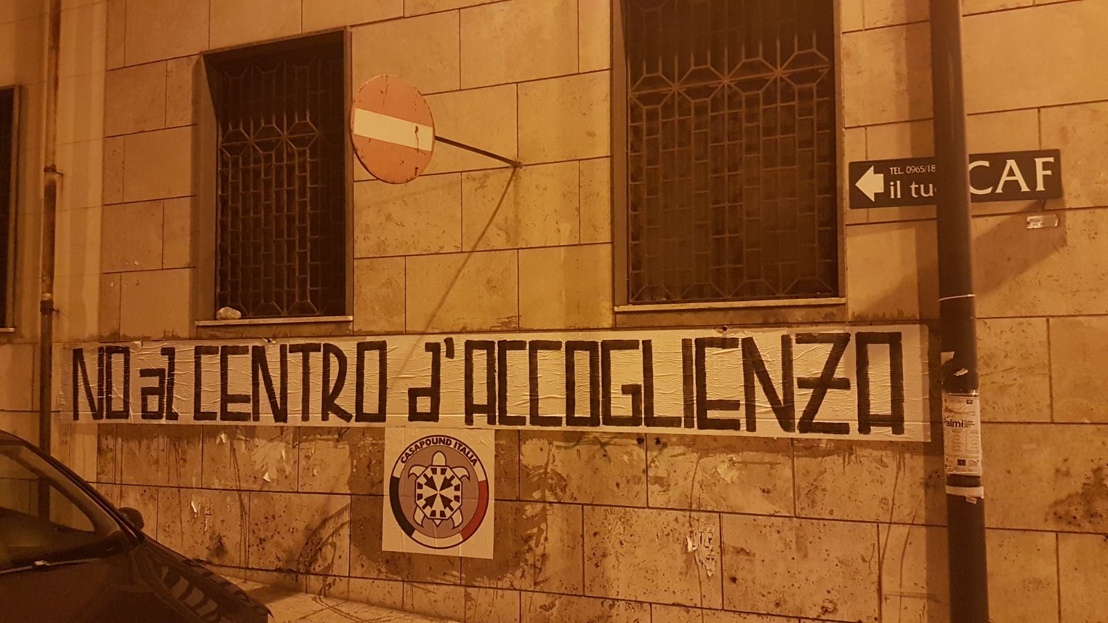 CasaPound dice no al centro d’accoglienza in via Cappuccinelli