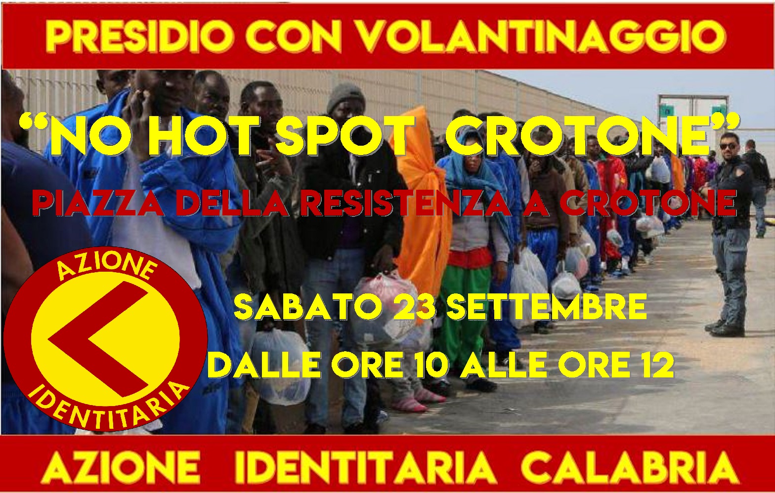 Azione Identitaria contro apertura hotspot - LameziaTerme.it