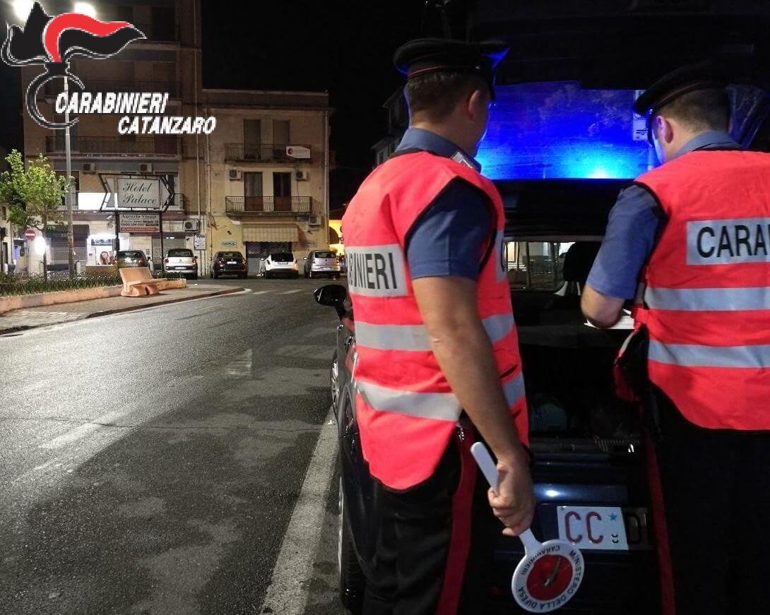 Carabinieri di Catanzaro, controlli straordinari nel weekend