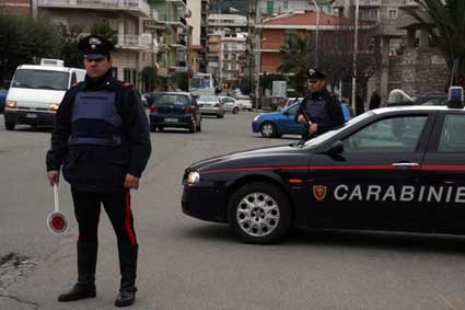 operazione de carabinieri a Lamezia-LameziaTermeit