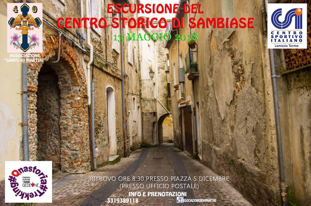 Lamezia.Trekking urbano nel centro storico di Sambiase