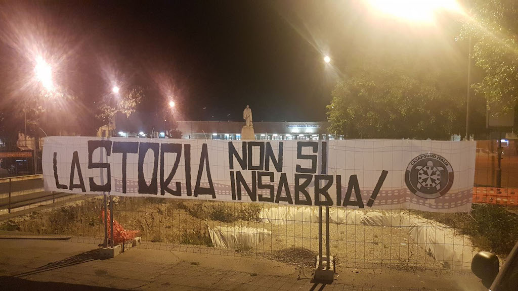 Blitz di CasaPound a Piazza Garibaldi: La storia non si insabbia