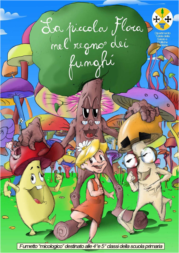 Catanzaro. Un fumetto spiegherà i funghi ai bambini delle scuole primarie.