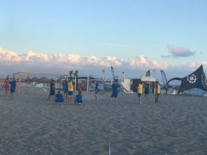 Lamezia Beach Soccer in allenamento