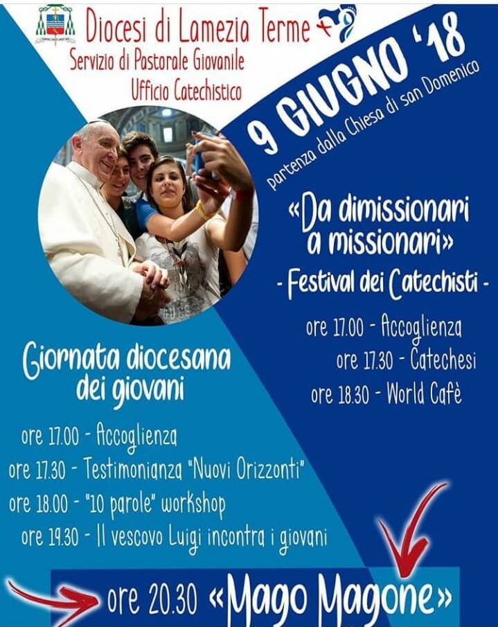 Lamezia. Il 9 giugno giornata diocesana dei giovani e festival dei catechisti