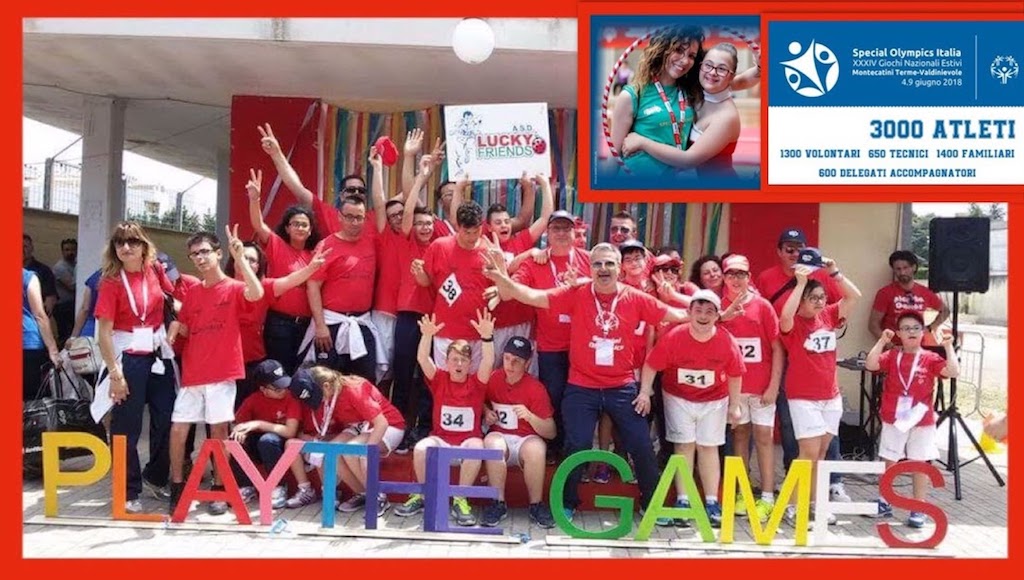 La Lucky Friends ai Giochi Nazionali Estivi Special Olympics a Montecatini