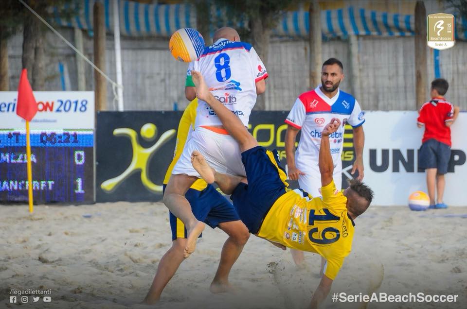 Beach Soccer Lamezia sconfitta alla fiera del gol con Canalicchio