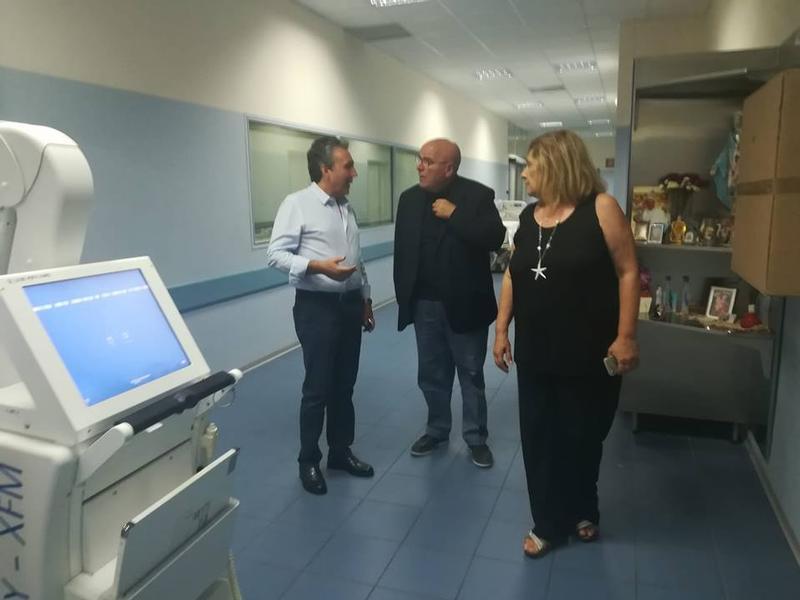 Oliverio è andato in ospedale a visitare il piccolo Nicolay