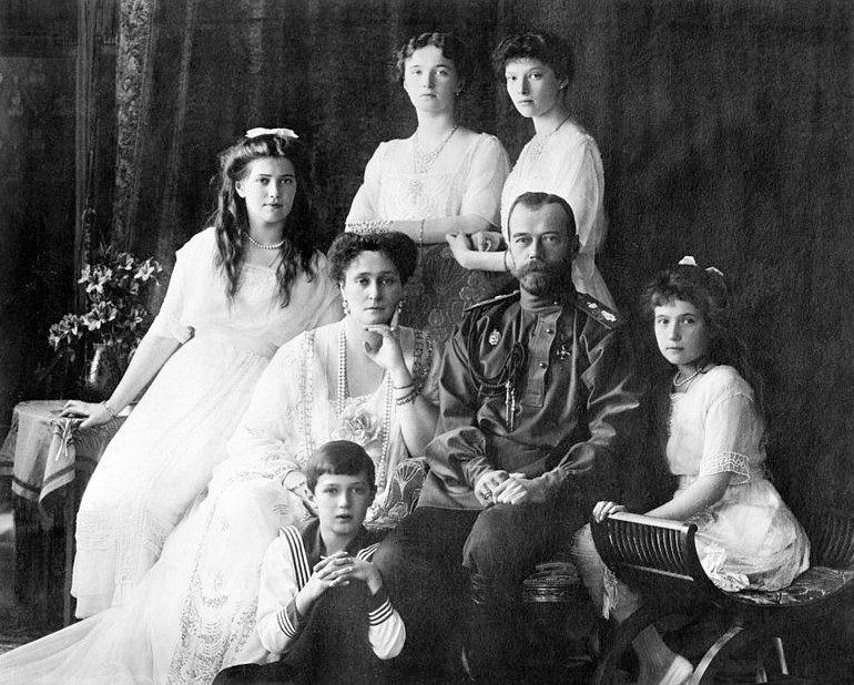 Famiglia reale fine dei Romanov