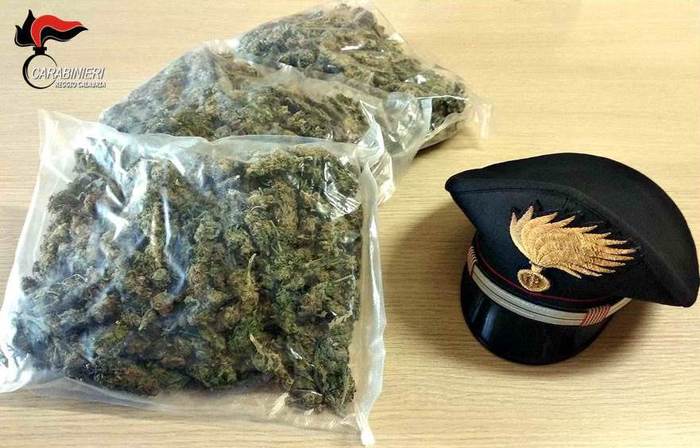 Melito Porto Salvo. Aveva 1 kg di marijuana in auto, arrestato