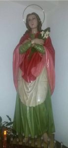 Statua di Santa Maria Goretti a Savutano