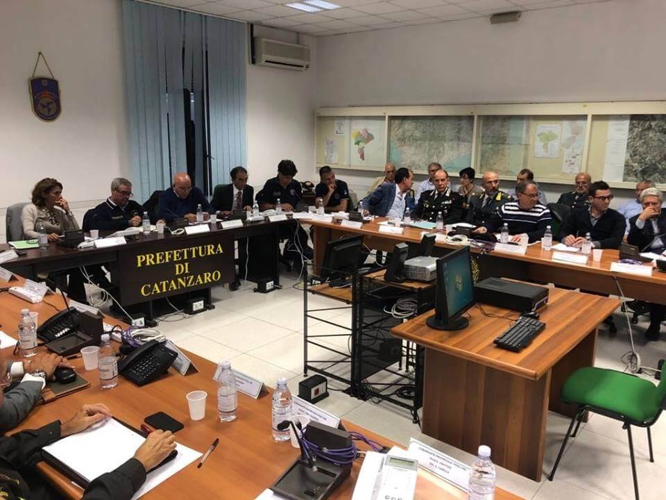 Riunione operativa in prefettura