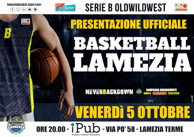 presentazione ufficiale basketball lamezia