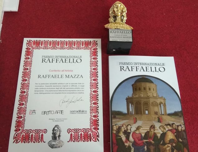 Raffaele Mazza vince il Premio Internazionale Raffaello