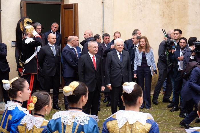 Sergio Mattarella e Ilir Meta