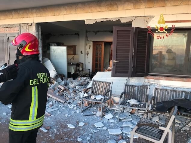 Terremoto Catania: sul posto le squadre giunte dalla Calabria