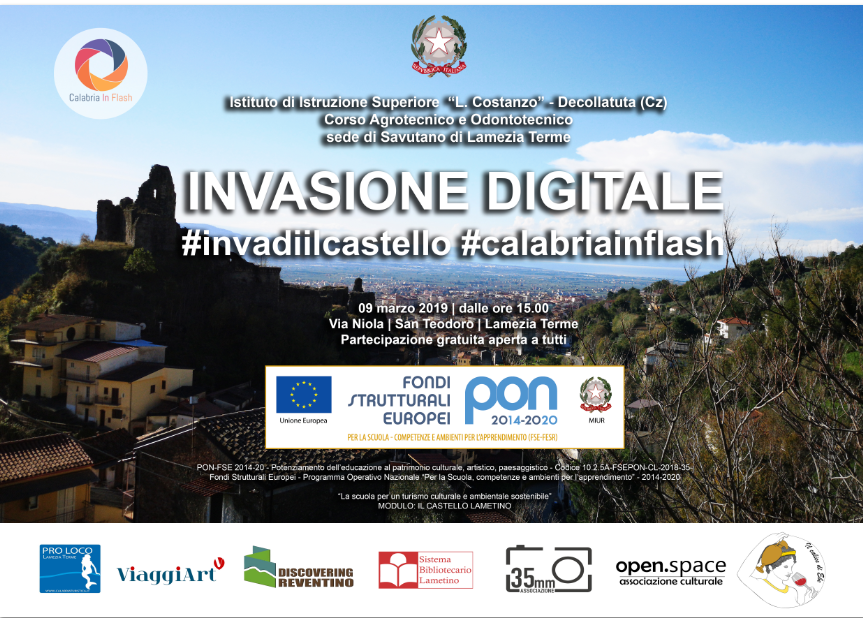 invasione digitale al castello normanno-LameziaTermeit