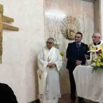 Mazza e Monsignor Vincenzo Pujia