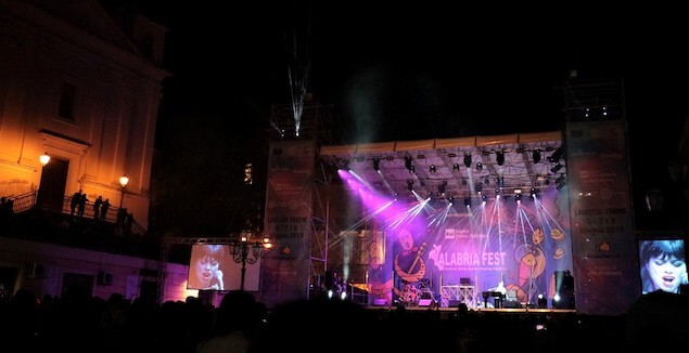 Il palco del Calabria Fest