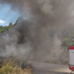 Pianopoli (CZ). Incendio rifiuti tossici in Località Calderaio
