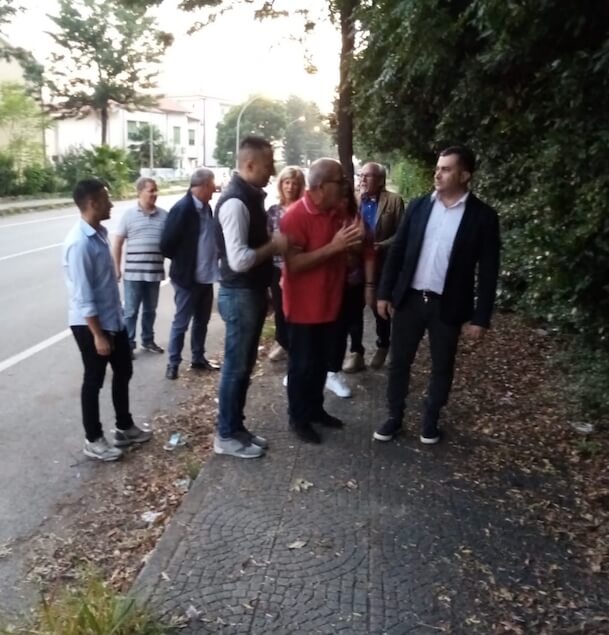 Lamezia. Il candidato Massimo Cristiano visita il quartiere Savutano