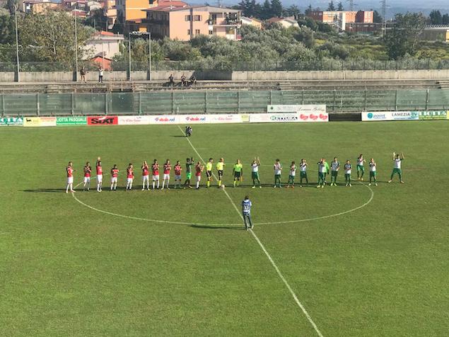 La Vigor Lamezia Calcio 1919 fermata sullo 0-0 dal San Luca