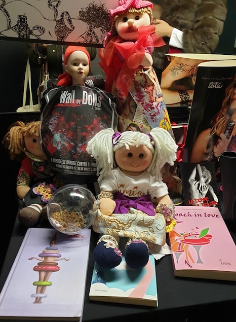 A Milano bambola realizzata da BaciamiAncora in memoria di Adele Bruno