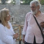 Teodolinda Coltellaro con Mauro Staccioli