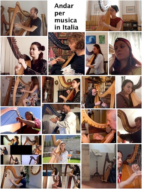Andar per musica in Italia - un'arpa per ogni regione