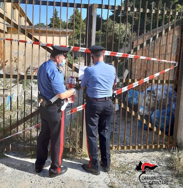 Controlli in materia ambientale a Borgia, due denunce dei carabinieri