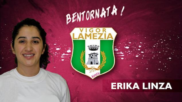 Vigor Lamezia Women: torna l'attaccante Erika Linza