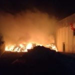 Squillace (CZ). Nuovo incendio a capannone di trattamento rifiuti