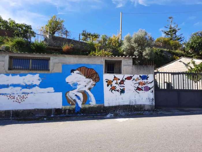 Riace: danneggiato il murales dedicato a Peppino Impastato