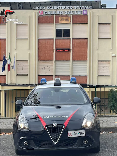 Cultura della legalità e Dad, i Carabinieri incontrano gli alunni del Galilei