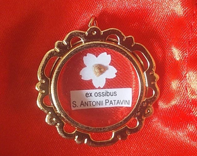 Reliquia ex ossibus di Sant'Antonio verrà donata alla Parrocchia di San Giovanni Battista Soveria