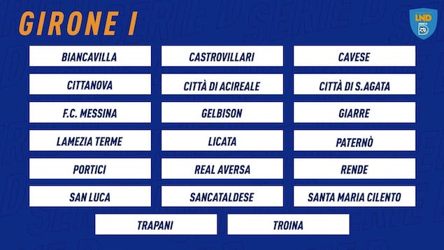 La Lega Serie D prende forma: ufficializzato il girone I