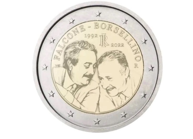 Falcone e Borsellino sulla moneta da 2 euro