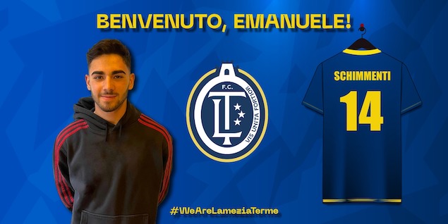 F.C. Lamezia Terme: dal Catanzaro arriva Emanuele Schimmenti