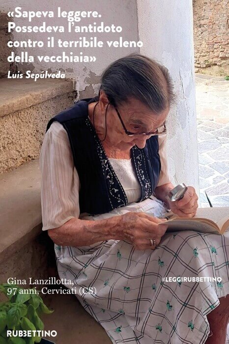 A 97 anni "zia Gina" testimonial della Rubbettino