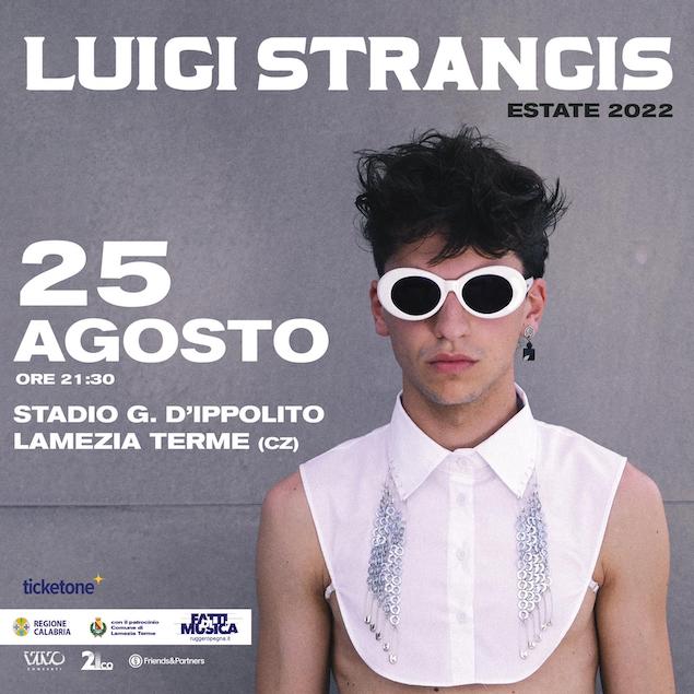 Luigi Strangis in concerto allo stadio Guido D’Ippolito di Lamezia
