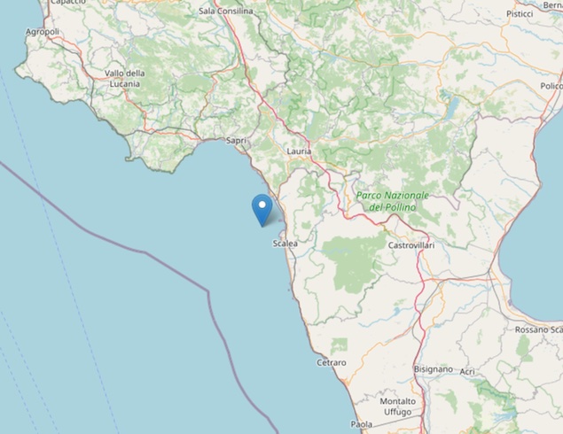 Terremoto di magnitudo ML 5.1 al largo della Costa Calabra nord occidentale