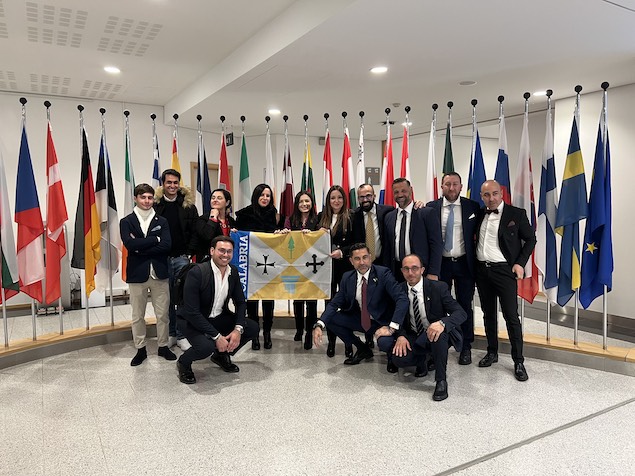 Delegazione Lega Lamezia in visita al Parlamento Europeo a Bruxelles