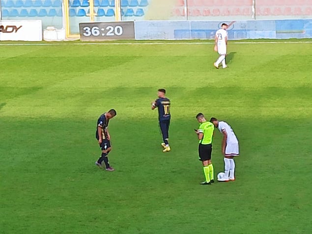 L'FC Lamezia Terme raggiunta nel finale dalla Vibonese