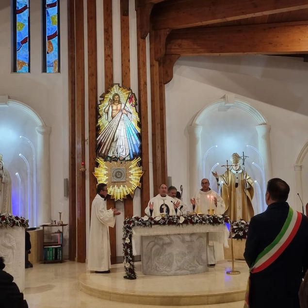 Festa della Divina Misericordia: celebrazione del vescovo Parisi nel Santuario di Cardolo